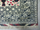 6' X 9' Vintage Handmade Afghan Baloch Turkoman Wool Carpet Signed Master Weaver - Jewel Rugs