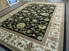 8' 9" X 12' 3" Vintage Turkish Rug Turkey Machine Made Black Nice - Jewel Rugs