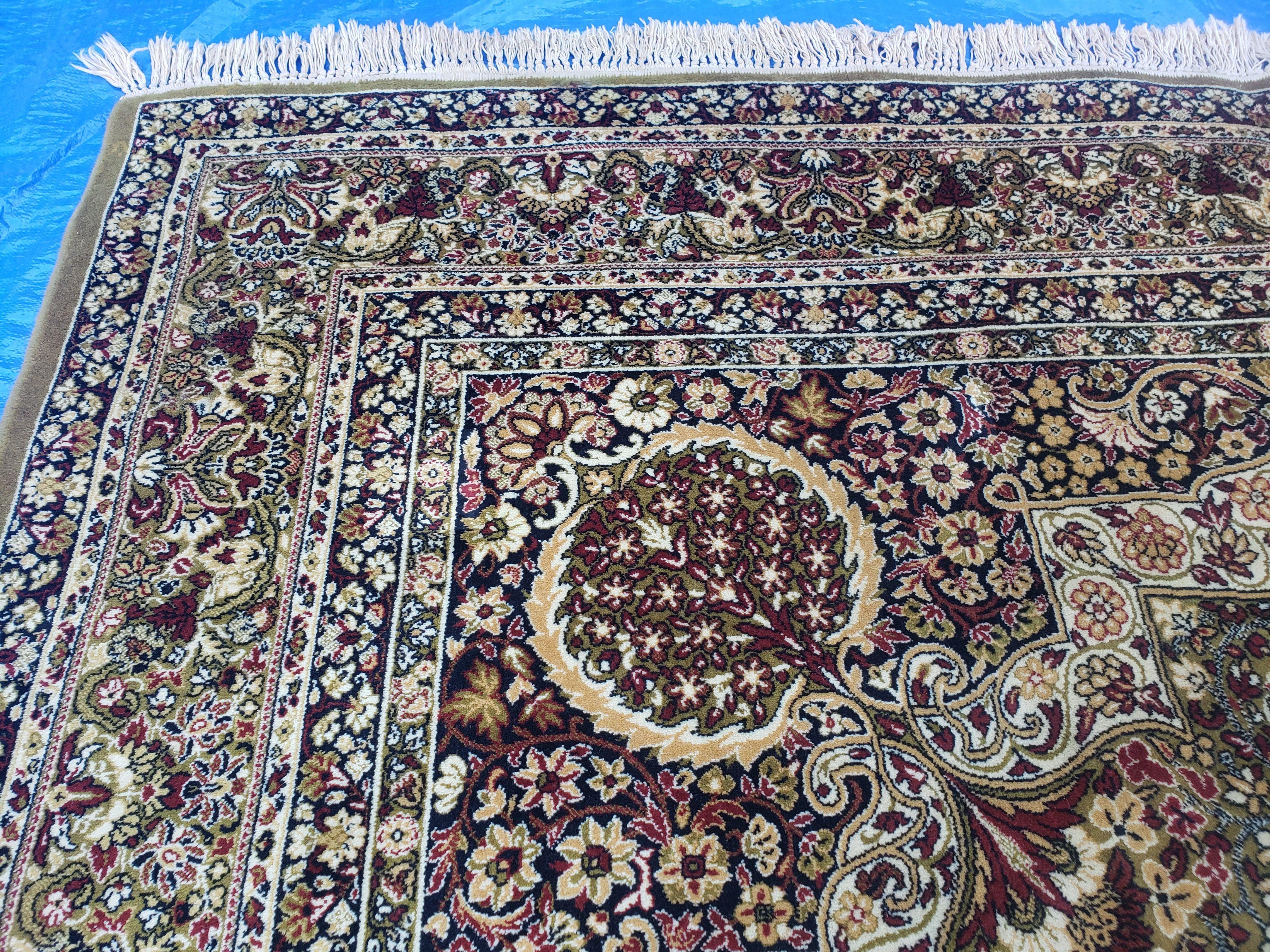 10' x 14' Vintage Power Loomed Couristan European Wool Rug Belgium Made Carpet - Jewel Rugs