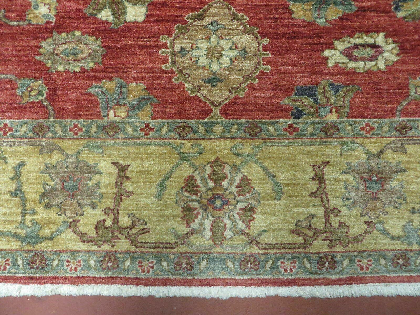 6.5' X 7' Vintage Handmade Egypt Agra Wool Rug Carpet Square Beauty - Jewel Rugs