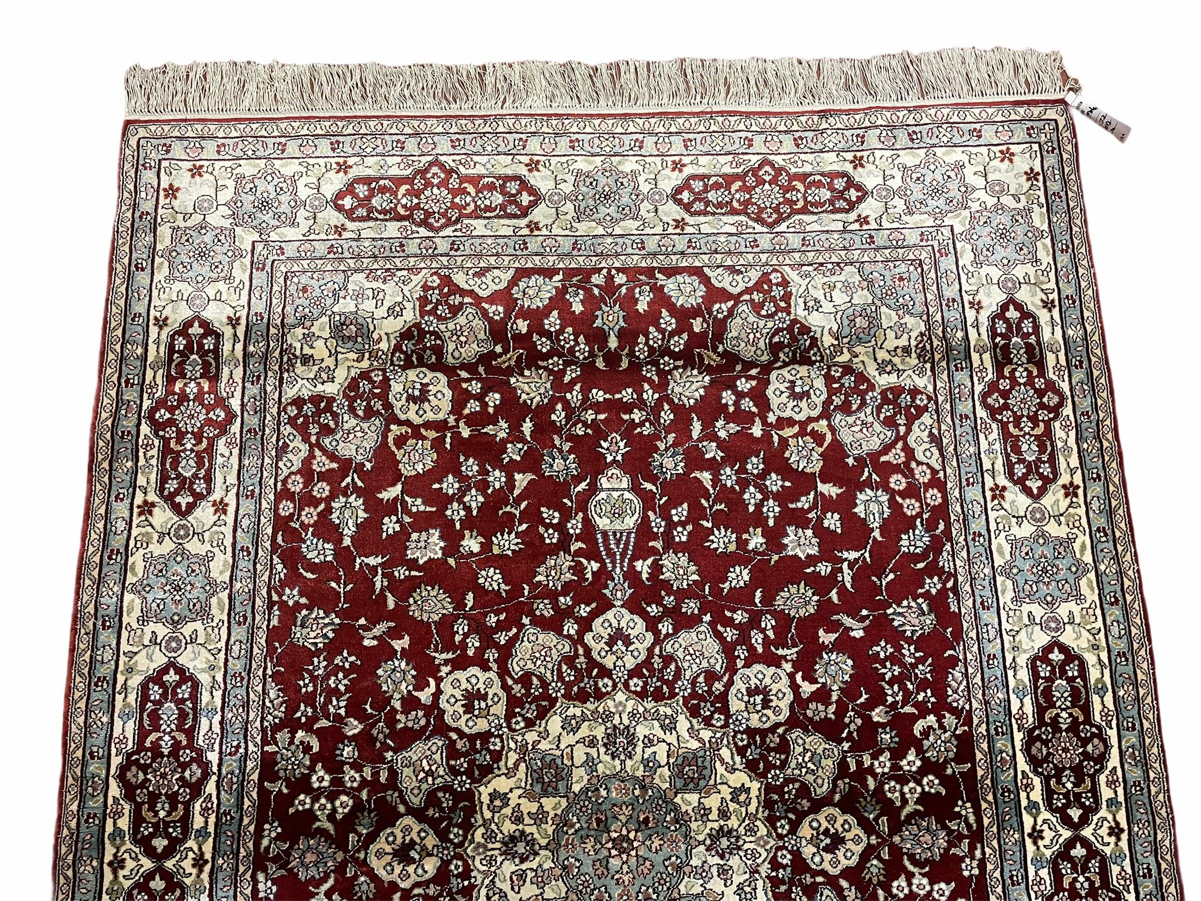 4' X 6' Vintage Fine Handmade Chinese Oriental Silk Rug 400 KPSI Wow - Jewel Rugs