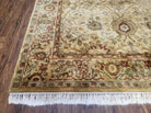 6' X 9' Vintage Oriental Floral Handmade Wool Rug Vegetable Dye Tea Washed Nice - Jewel Rugs