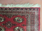 3' X 4' Vintage Handmade Turkoman Bokhara Rug - Jewel Rugs