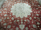 8' X 10' Vintage Handmade Fine Chinese Oriental Silk Rug Hand Knotted Carpet - Jewel Rugs