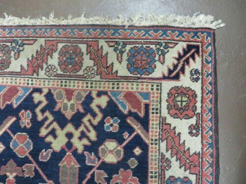 3' X 5' Vintage Handmade India Floral Oriental Wool Rug Nice Rug Blue # 401 - Jewel Rugs