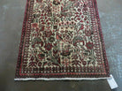 2' 5" X 13' Antique Handmade India Floral Oriental Wool Runner Rug Bird Animal Pictorial # 123 - Jewel Rugs