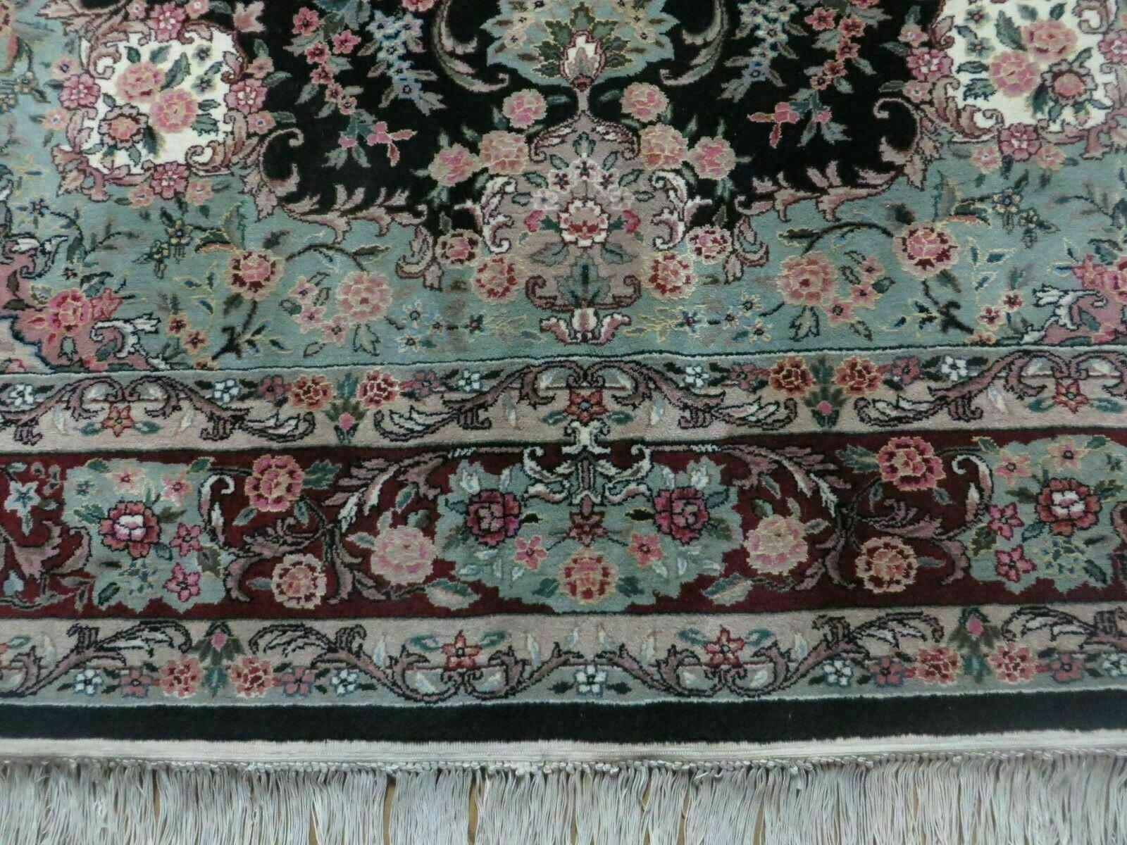 6' X 9' Vintage Hand Made Fine Chinese Floral Oriental Wool Silk Rug Carpet Nice - Jewel Rugs