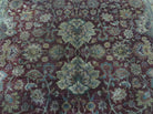 6' X 9' Handmade India Floral Oriental Wool Rug Carpet Tea Wash Red Hand Knotted - Jewel Rugs