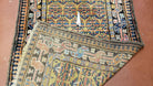 2' 9" x 12' Antique Runner Rug Mustard Yellow Gold Colorful Caucasian Karabagh Kazak Tribal 12ft Runner Nomadic Rug Collectible Carpet Rare - Jewel Rugs