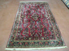 4' X 6' Antique Handmade India Oriental Wool Rug Hand Knotted Carpet Red Nice - Jewel Rugs