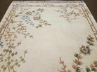 6' X 9' Vintage Handmade Indo Chinese Wool Rug Nice - Jewel Rugs