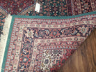 6' X 9' Vintage Authentic Top Quality Handmade Indo Persian Bijar Wool Rug Herati Geometric Pattern Veg Dyes Nice Unique - Jewel Rugs