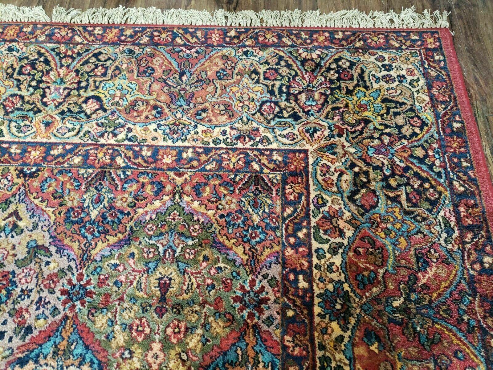 10' X 13' Karastan Kirman Multicolor Panel # 717 American Made Wool Rug Resized - Jewel Rugs