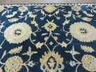 9' X 12' Safavieh Abstract Modern Hand Tufted Wool Rug Floral Flower Nice Navy - Jewel Rugs