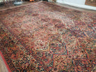 10' 3" X 14' Antique KARASTAN Kirman Multicolor Panel # 717 American Wool Area Rug - Jewel Rugs