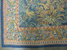 4' X 7' Vintage Tapestry Belgium Hand Loomed Birds Parrot Angels Cherub Nice - Jewel Rugs