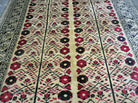 6' X 9' Vintage Handmade Afghan Baloch Turkoman Wool Carpet Signed Master Weaver - Jewel Rugs