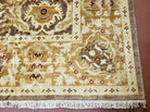 10' X 14' Handmade Pak Peshavar Chobi Agra Wool Carpet Coffee Brown Gold - Jewel Rugs