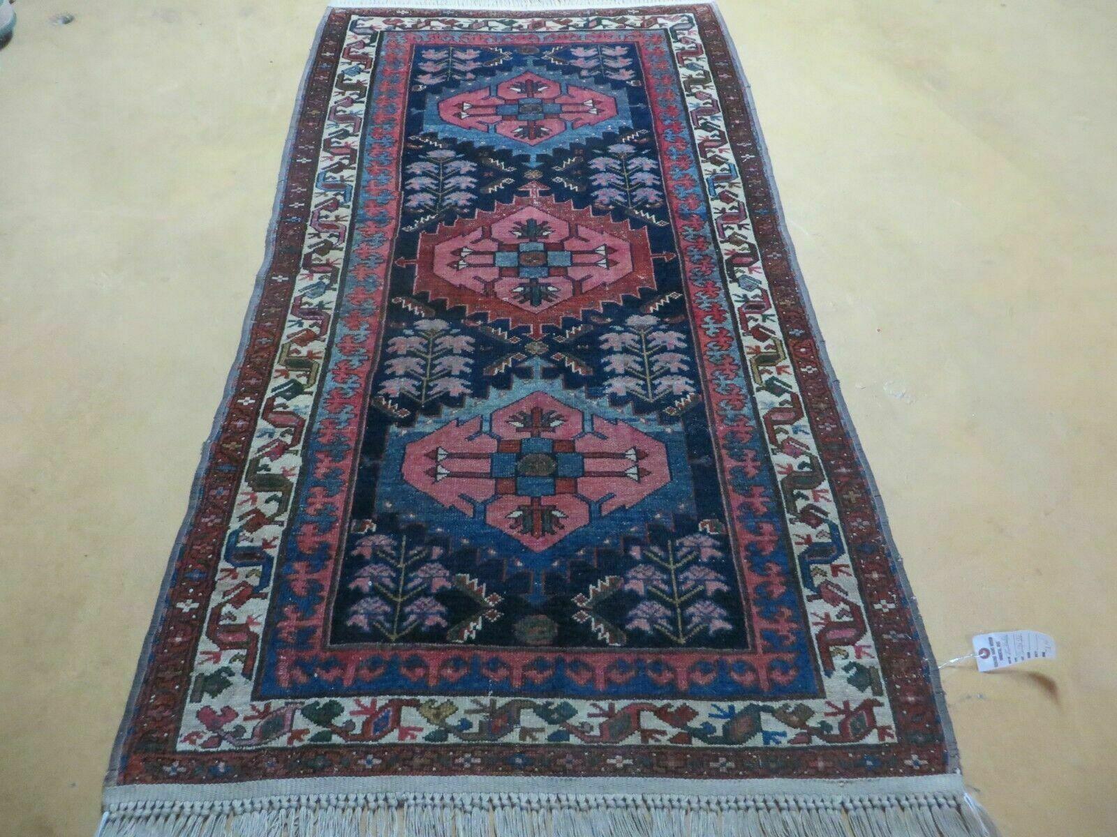 3' X 6' Antique Handmade Turkish Wool Rug Veg Dye Nice - Jewel Rugs