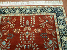 4' X 6' Vintage Handmade Pakistani Rug Highly Detailed Red - Jewel Rugs