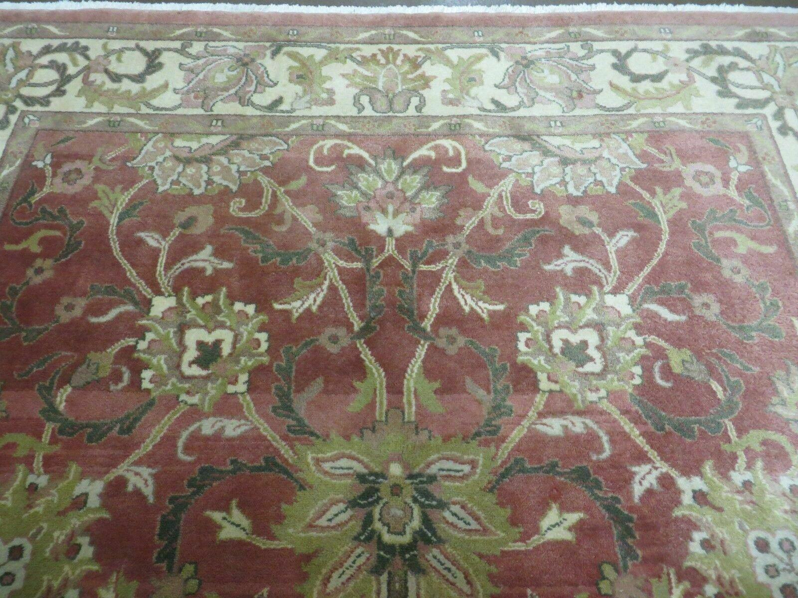 6' X 9' Vintage Handmade Indian Floral Oriental Wool Rug Veg Dyes Nice - Jewel Rugs