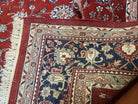 8x10 Pak Persian Floral Rug, 8 x 10 Pakistani Peshawar Rug, Red Persian Rug, Traditional Oriental Carpet, Hand-Knotted, Living Room Rug Nice - Jewel Rugs