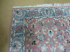 2' 8" X 12' Vintage Handmade India Floral Wool Runner Rug Nice - Jewel Rugs