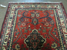 3' 8" X 10' 3" Antique Handmade Turkish Wool Runner Red Rug - Jewel Rugs