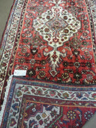 3'4" X 9'5" Vintage Handmade India Floral Oriental Wool Runner Rug # 116 Nice - Jewel Rugs