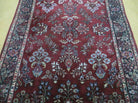 4' X 6' Vintage Handmade Fine India Jaipur Floral Oriental Wool Rug Red Nice - Jewel Rugs