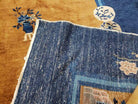 9' X 12' Antique Hand Made Art Deco Nichols Peking Chinese Rug Carpet Blue Nice - Jewel Rugs