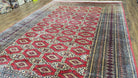 7' X 11' Vintage Handmade Fine Bokhara Turkoman Yamud Pakistan Wool Rug Nice - Jewel Rugs