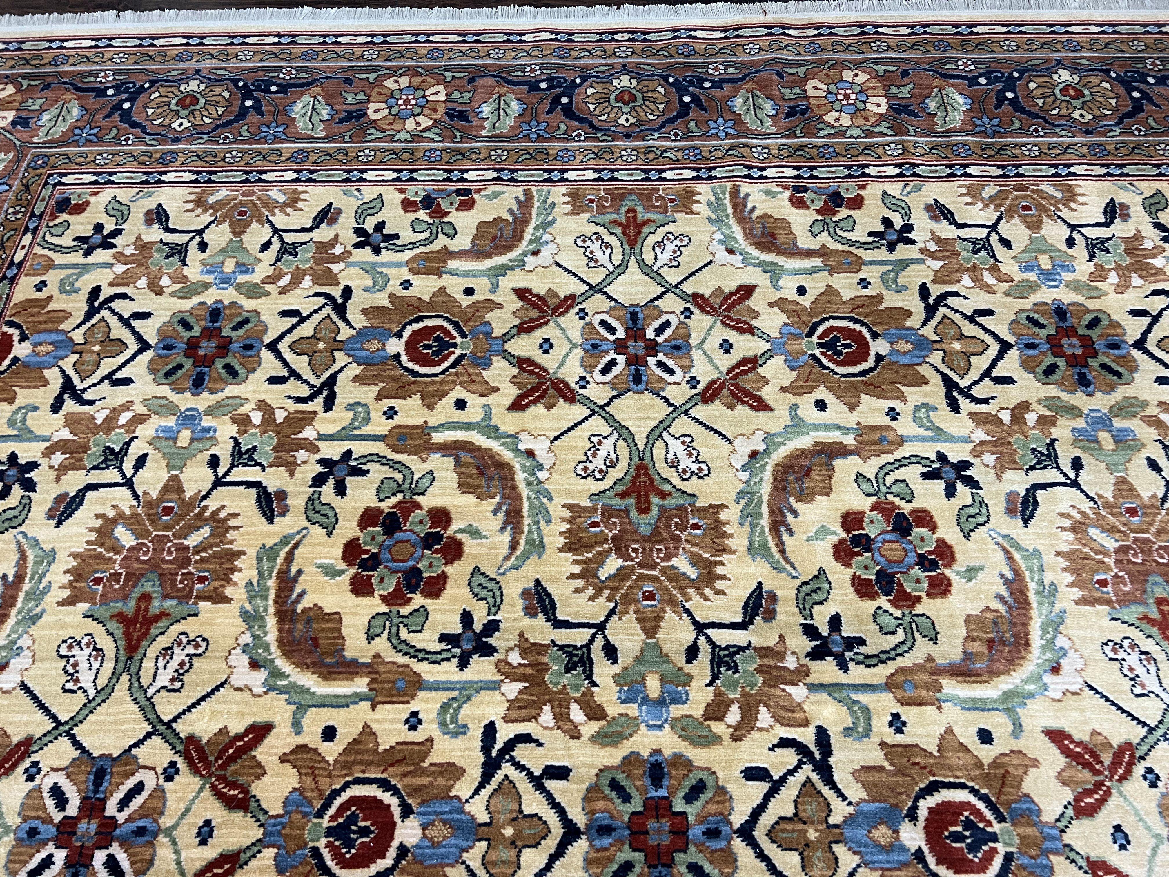 8 x 10' 5" Karastan Rug English Manor #2120 - 506 Brighton Pattern, Wool Karastan Carpet, Large Karastan Area Rug, Traditional Karastan Rug - Jewel Rugs