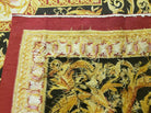 10' X 14' Handmade Flat Pile Wool Rug French Aubusson Weave Savonnerie Beauty - Jewel Rugs