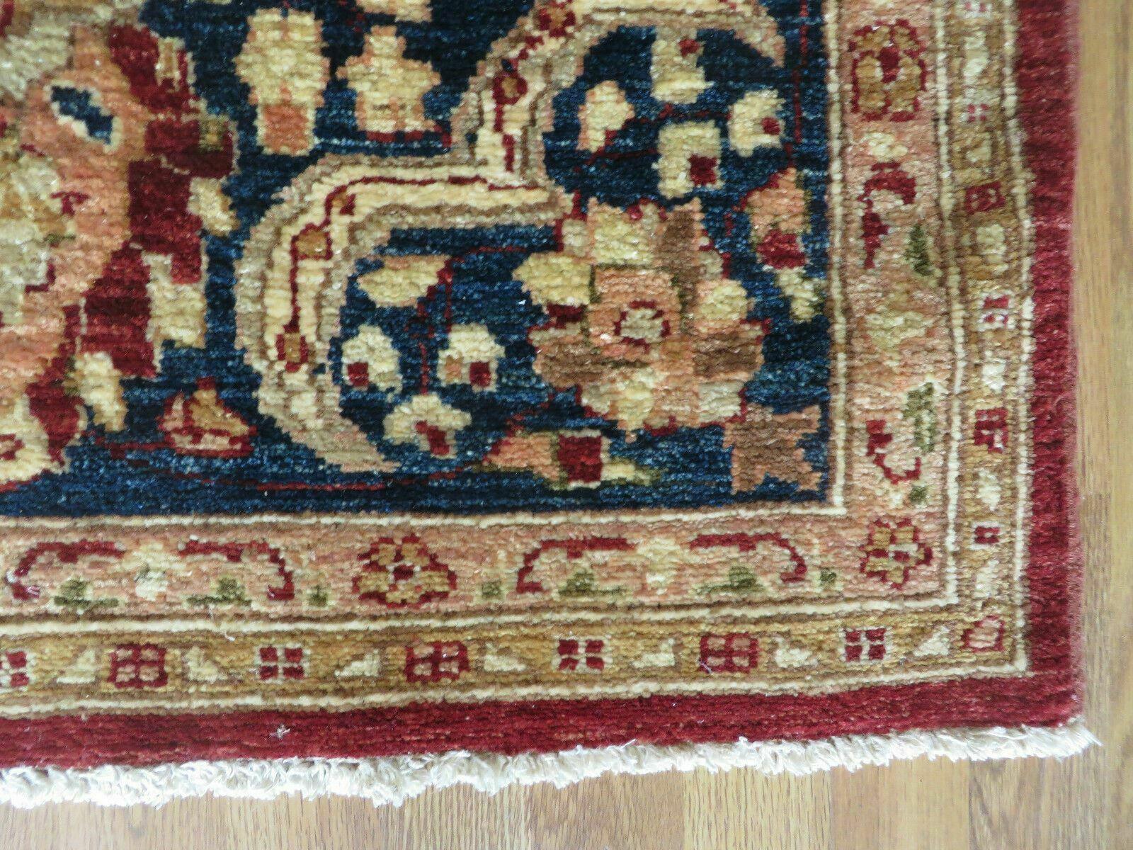 9' X 12 ' Vintage Handmade Peshawar Agra Wool Rug Organic Dyes Nice - Jewel Rugs