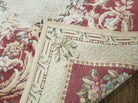 10' X 14' Vintage Chinese Handmade Wool Piled Rug French Aubusson Savonnerie - Jewel Rugs