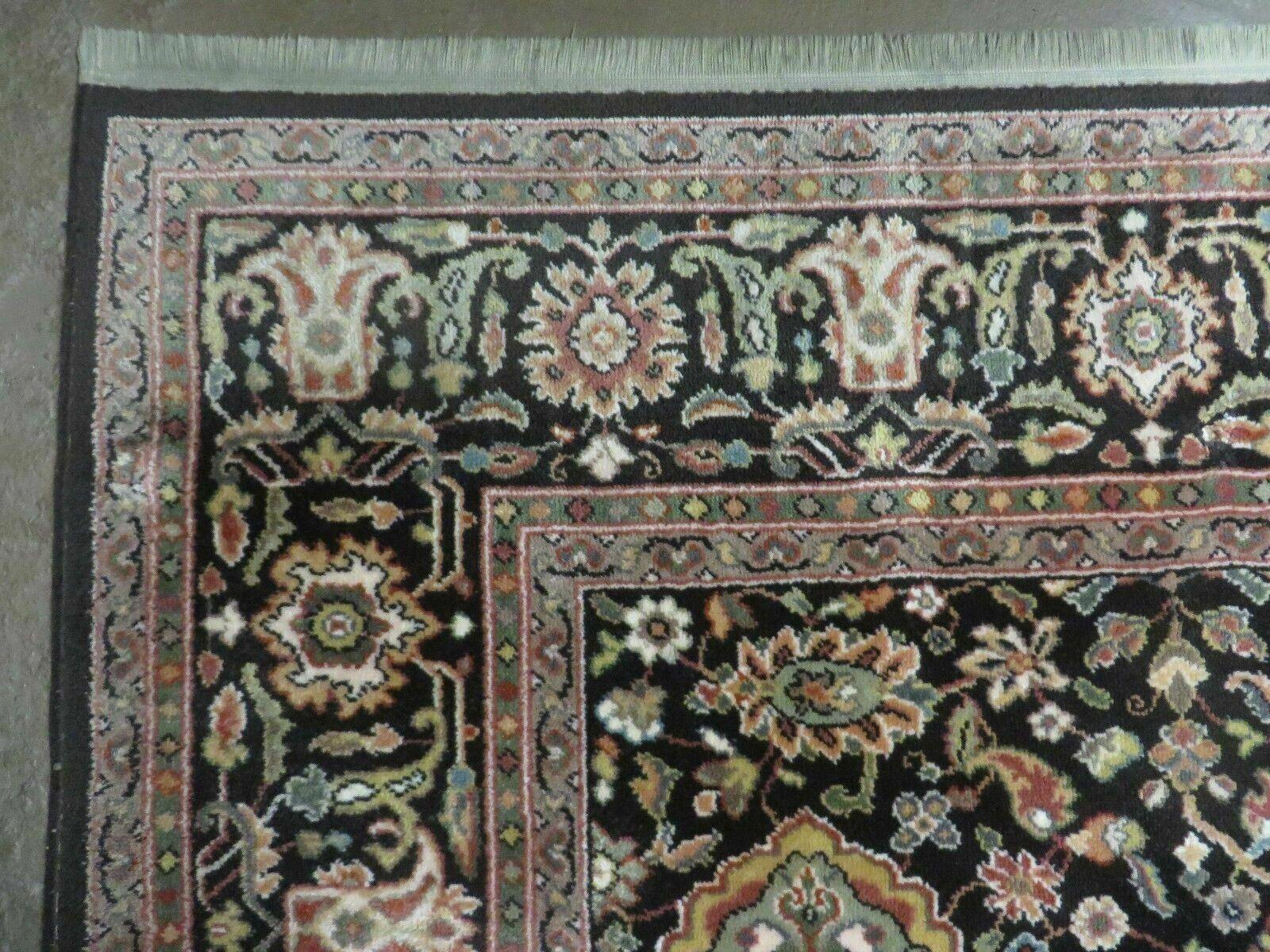 8'8" X 10'6" Karastan Chahar Mahal Sultanabad Pattern # 608 Wool Rug Dark Brown - Jewel Rugs