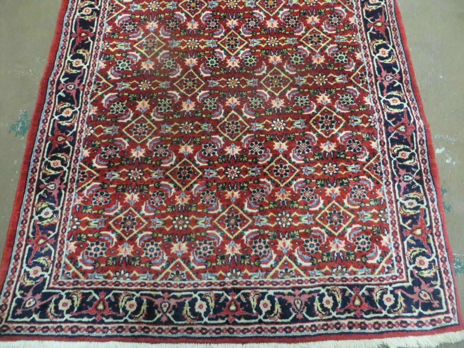 3' X 5' Handmade Knotted Indian Amritsar Floral Oriental Wool Red Rug Organic Nice - Jewel Rugs