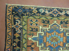 3' X 5' Antique Handmade Indo Caucasian Design Geometric Wool Rug Nice - Jewel Rugs