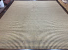 Panel Design Area Rug 10x12, Power-Loomed Rug, Beige, Square Panel English Pattern, 10 x 12 Carpet, Modern Rug - Jewel Rugs