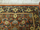 2' 7' X 4' Vintage Handmade India Amritsar Wool Floral Rug Vegetable Dyes Nice - Jewel Rugs