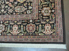 8'8" X 10'6" Karastan Chahar Mahal Sultanabad Pattern # 608 Wool Rug Dark Brown - Jewel Rugs