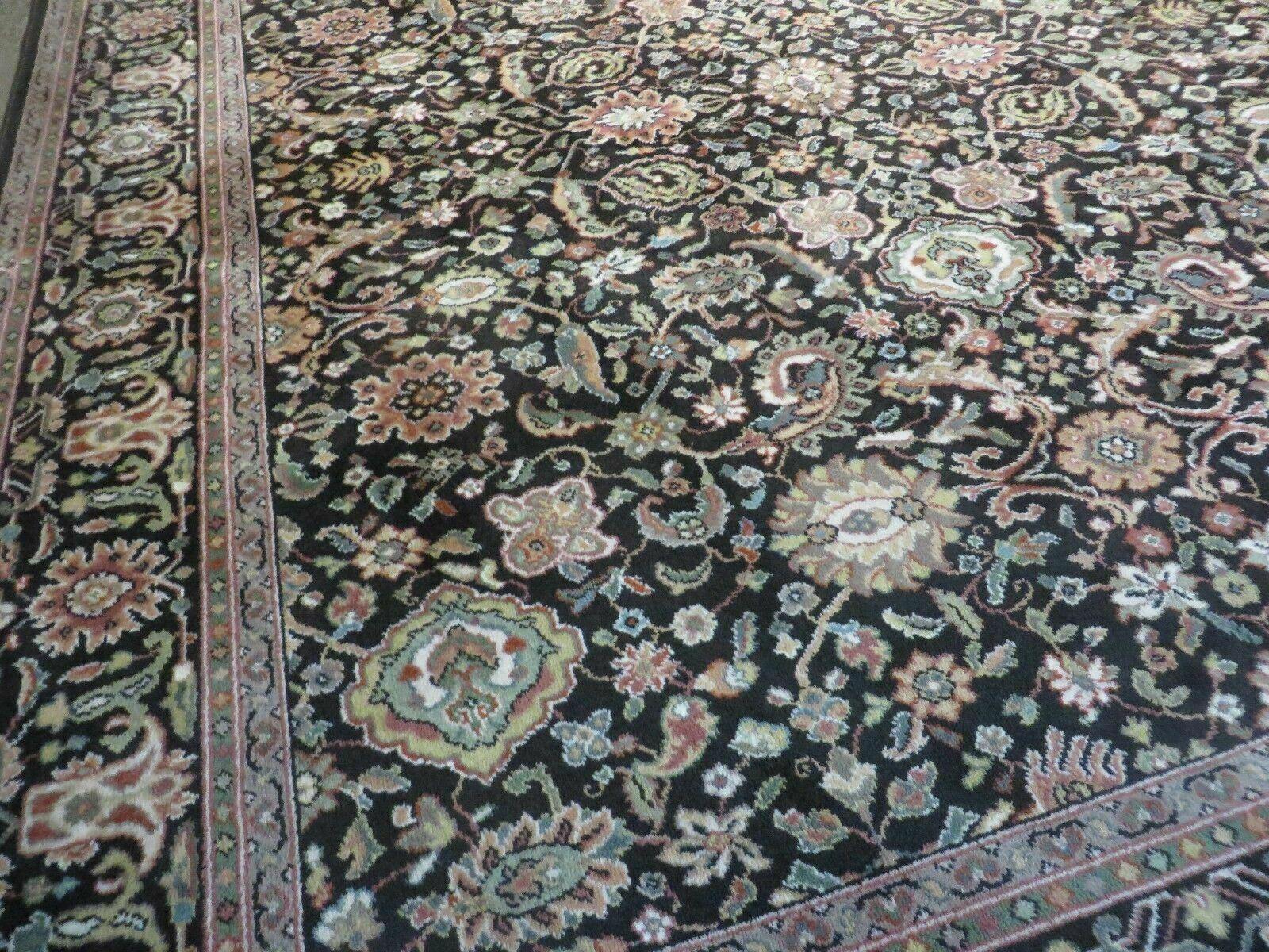 8'8" X 10'6" Karastan Chahar Mahal Sultanabad Pattern # 608 Wool Rug Dark Brown - Jewel Rugs