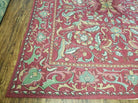 8' X 10' Vintage Indian Embroidery Hand Stitched Asmara Kashmir Rug Wool Nice - Jewel Rugs