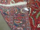 7' X 10' Vintage Handmade India Oriental Floral Hand Knotted Wool Rug Nice - Jewel Rugs