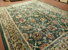 8' X 11' Vintage Hand Tufted India Agra Design Wool Rug Nice - Jewel Rugs