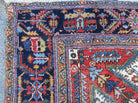 10' X 19' Handmade Palace Size India Decorative Wool Rug Medallion Red Nice - Jewel Rugs