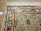 4' X 6' Modern Tibetan Nepal Art Deco Chinese Handmade Wool Rug Beige Tan Gold - Jewel Rugs