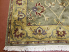 5x7 Tibetan Rug 5x8 Nepal Carpet Wool Green Vintage Hand-Knotted Area Rug Foyer Rug - Jewel Rugs