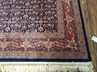 5' 6" x 8' 8" Power Loomed European Wool Rug Belgium Made Detailed Blue Nice - Jewel Rugs